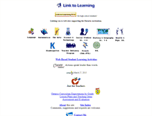 Tablet Screenshot of linktolearning.com